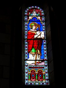 Saint-Georges-lès-Baillargeaux (vienne) église, vitrail 1