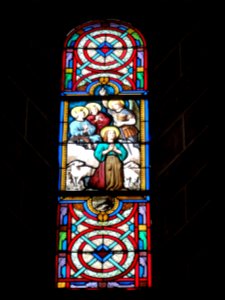 Saint-Christophe-du-Jambet (Sarthe) église, vitrail (05)