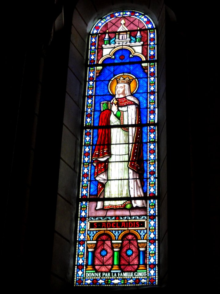 Saint-Georges-lès-Baillargeaux (vienne) église, vitrail 3