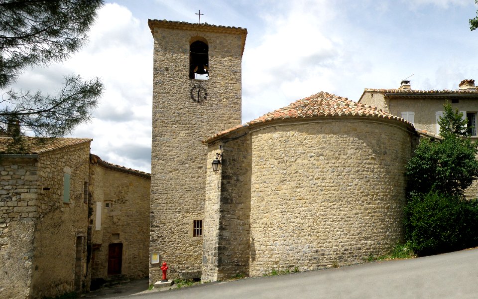 Sainte-Euphémie-sur-Ouvèze Église Sainte-Euphémie 2