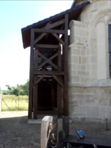 Sainte-Livière (Haute-Marne) église (03) charpente de la cloche