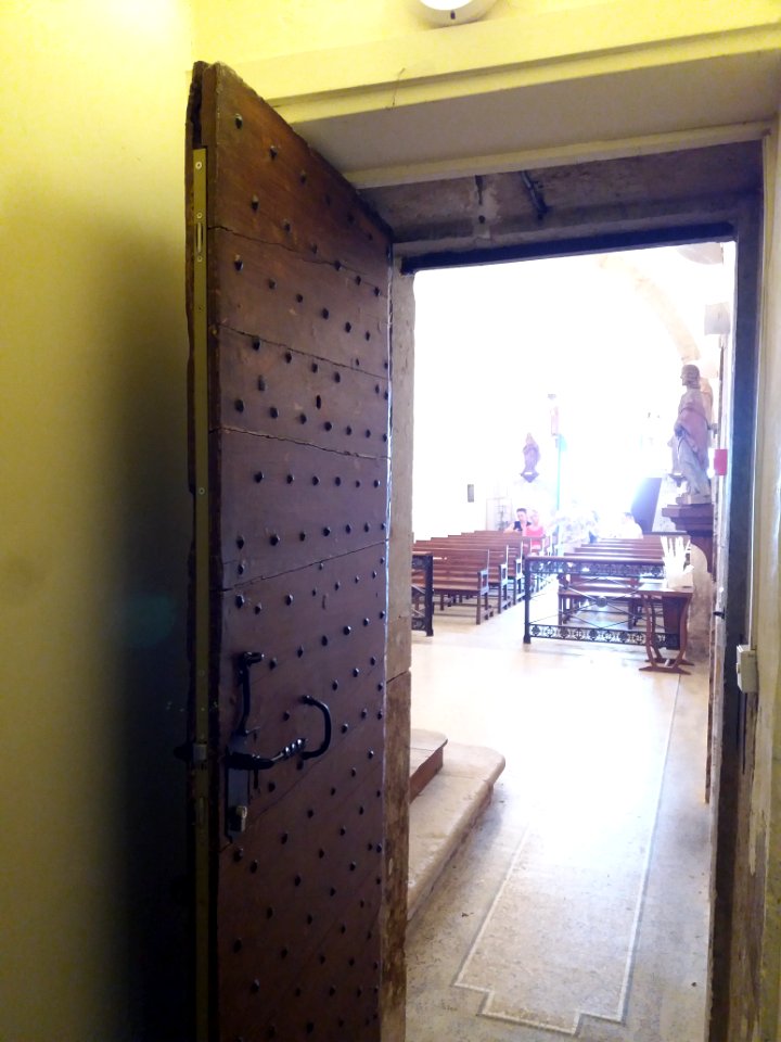 Saint-Cyr-au-Mont-d'Or - Ermitage du Mont Cindre - Chapelle, porte de la sacristie