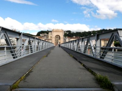 Sainte-Colombe - Passerelle de Sainte-Colombe - En allant vers Vienne