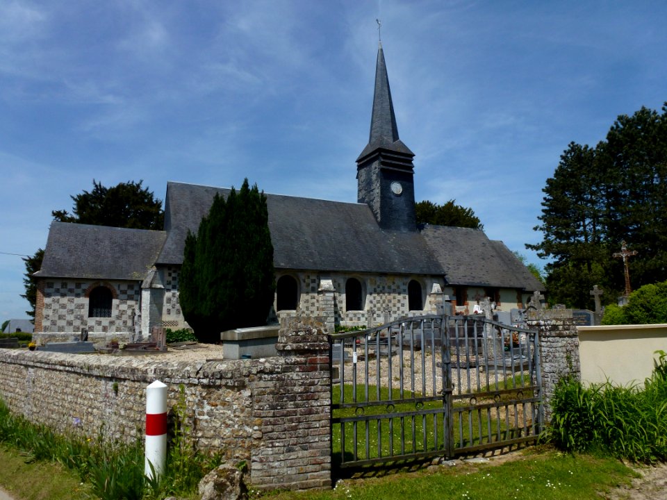 Saint-Georges-du-Mesnil (Eure, Fr) église Saint-Georges