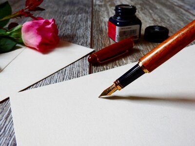 Filler fountain pen writing utensil photo