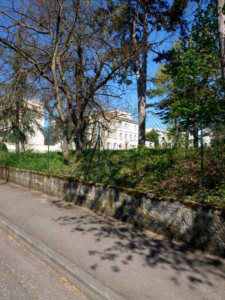 Sainte-Foy-lès-Lyon - Chemin de Chavril - Maison de Chavril, vue depuis la rue