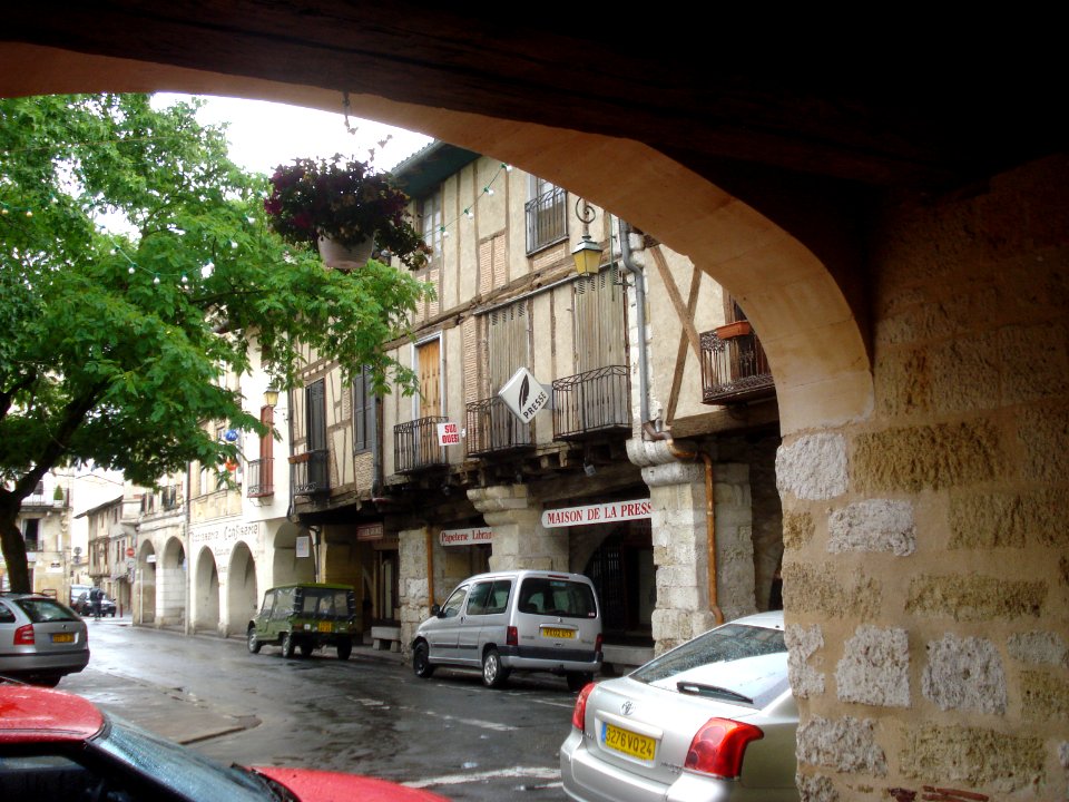 Sainte-Foy-la-Grande (Gironde, Fr) Le square