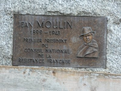 Saint-Gingolph - Quai André Chevallay - Plaque Jean Moulin