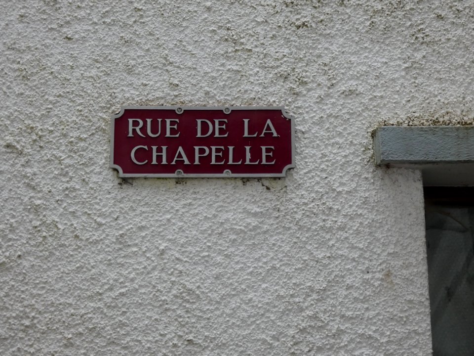 Saint-Gingolph - Rue de la Chapelle - Plaque