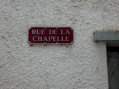 Saint-Gingolph - Rue de la Chapelle - Plaque