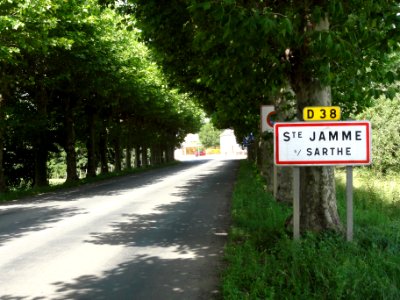 Sainte-Jamme-sur-Sarthe (Sarthe) entrée