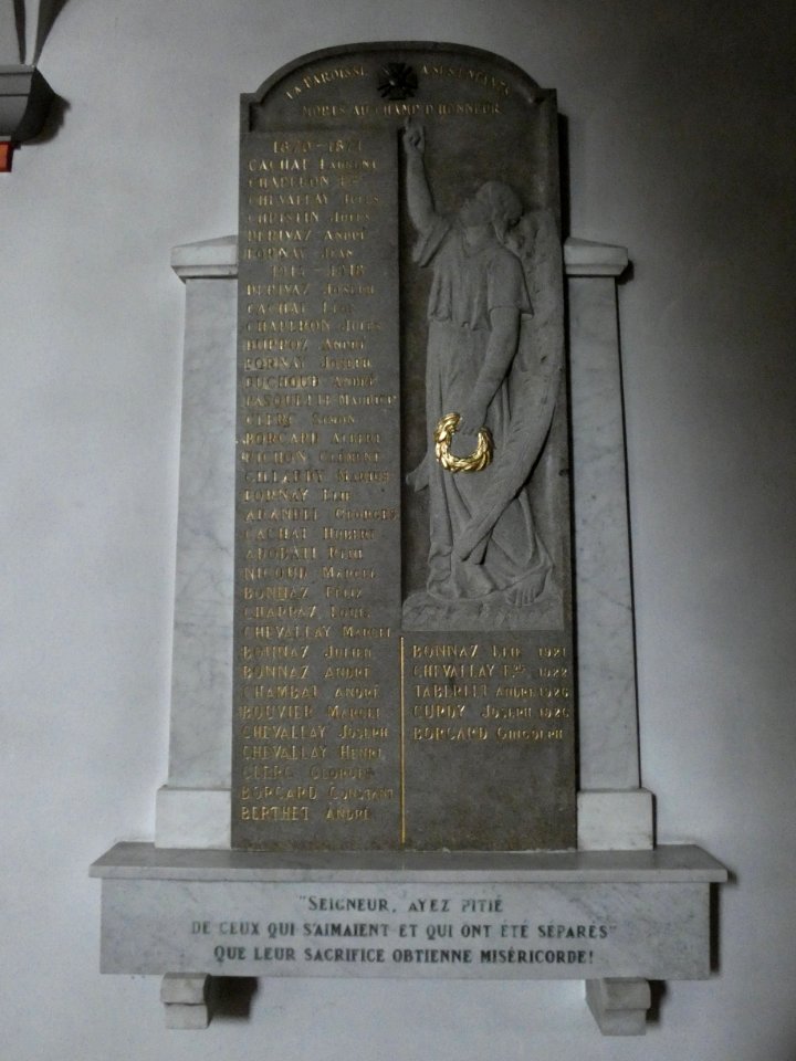 Saint-Gingolph - Église - Monument aux morts