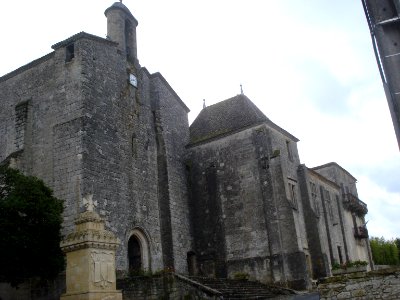 Saint-Ferme (Gironde, Fr) église et abbaye