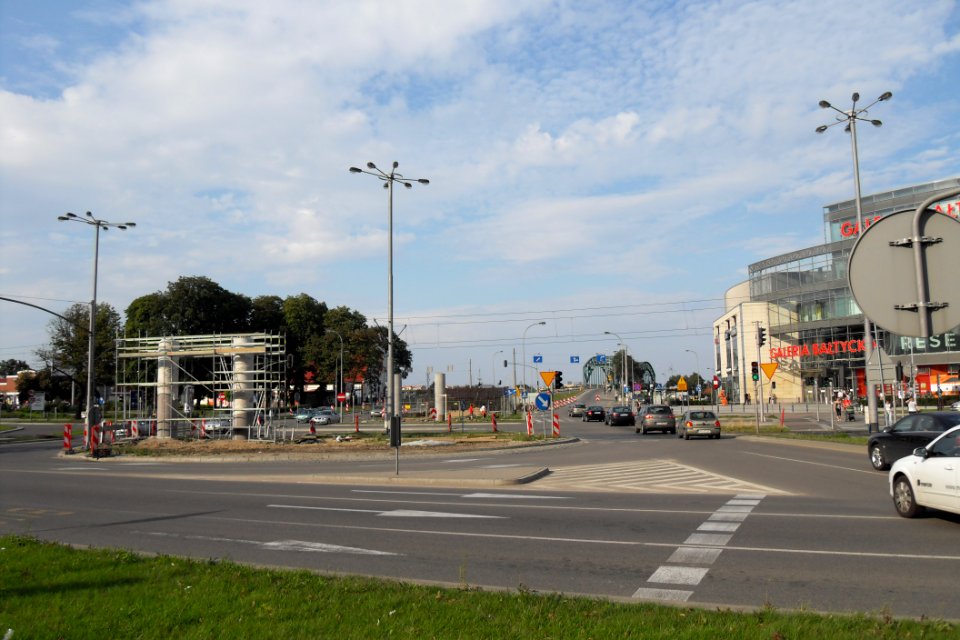 Słowackiego Street new viaduct in Gdańsk Wrzeszcz–September 2011