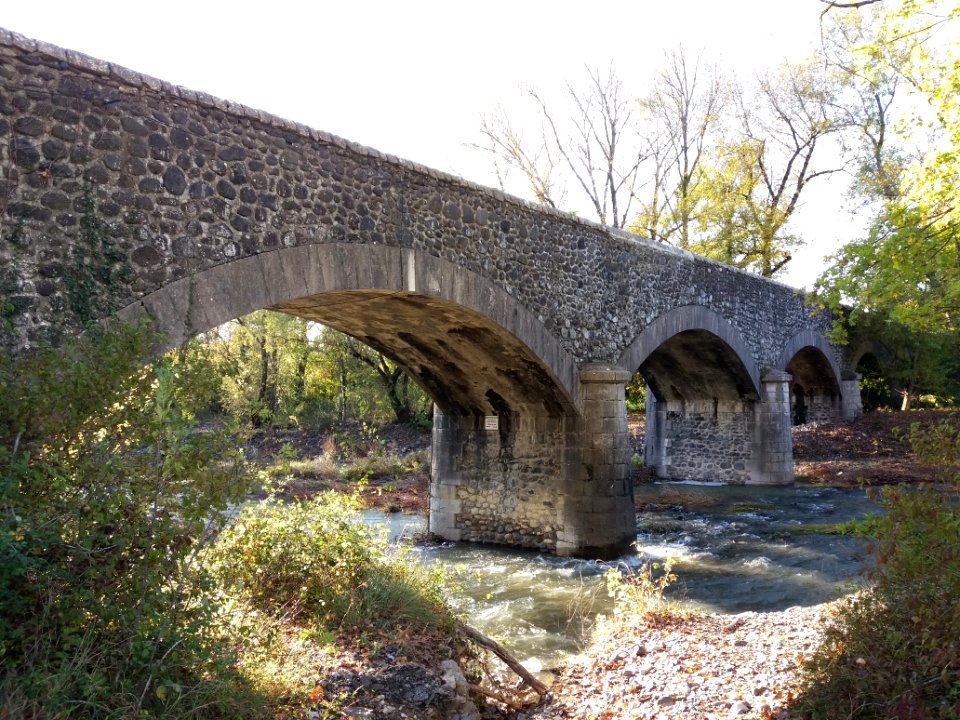 Saint-Germain (Ardèche) - Pont des Fusillés au-dessus de l'Auzon