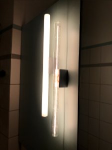 S14d Linienlampe opal und transparent