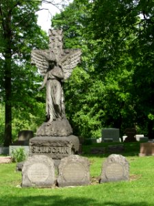 S. H. McCain Monument, Highwood Cemetery, 2015-05-18, 01 photo