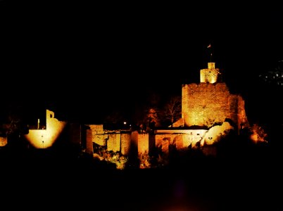 Saarburg Burg Nachts H2c
