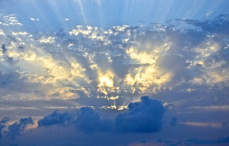 The light of the sun sunset sun