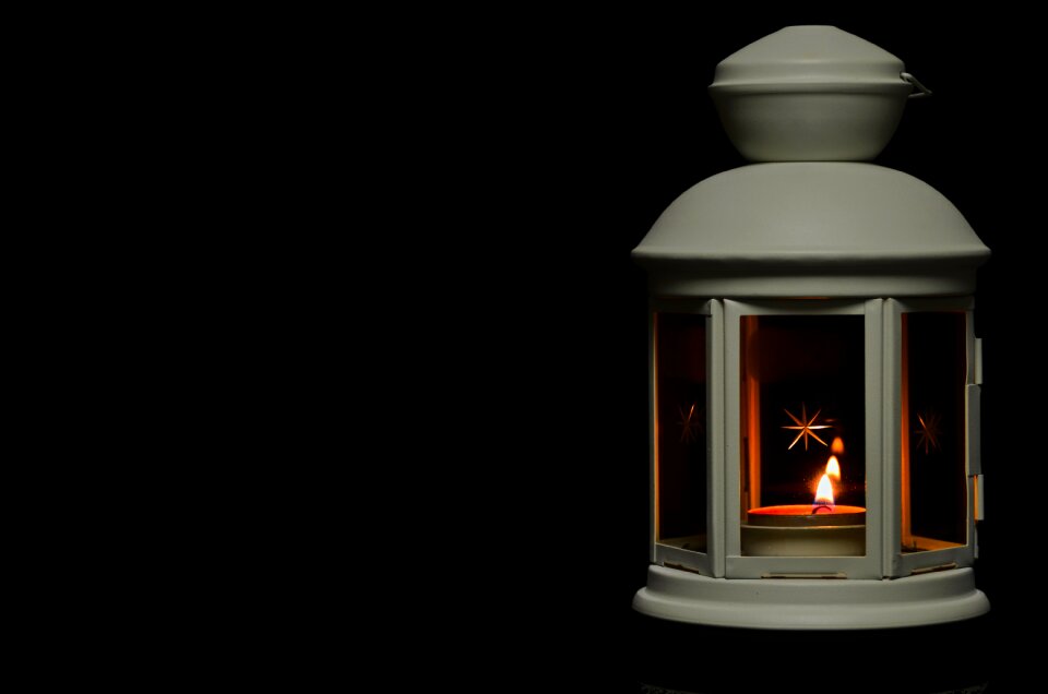 Candle lanterns luck happiness