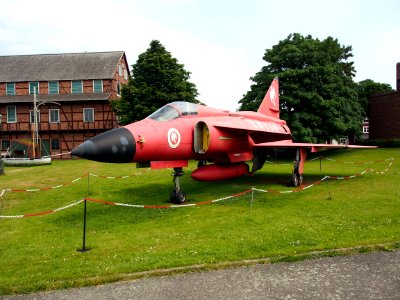 Saab Viggen No57 The Show Must Go On at the Teknikens och Sjöfartens hus, Science and Maritime House pic5