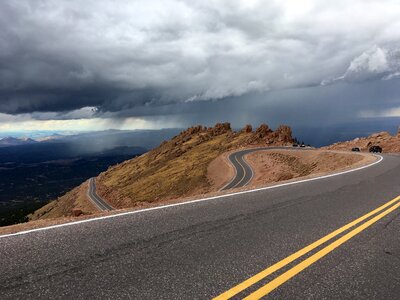 High mountain landscape