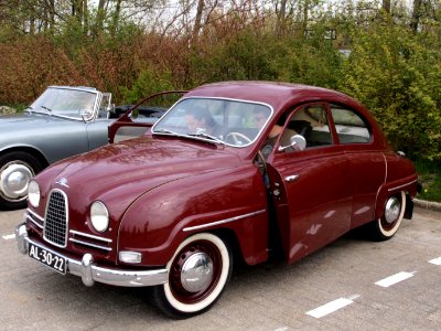 Saab 93B De Luxe (1958), Dutch licence registration AL-30-22 pic2