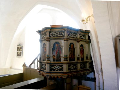 Rynkeby Kirche Kanzel h2a