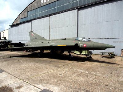 Saab Draken A-010in Aalborg Forsvars- og Garnisonsmuseum, pic-004