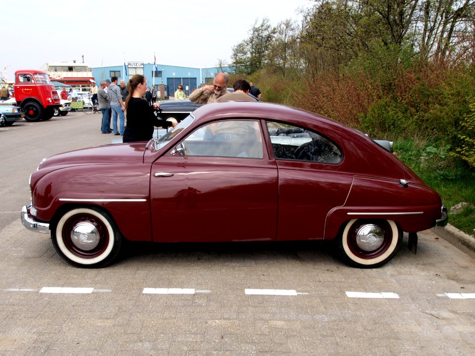 Saab 93B De Luxe (1958), Dutch licence registration AL-30-22 pic3