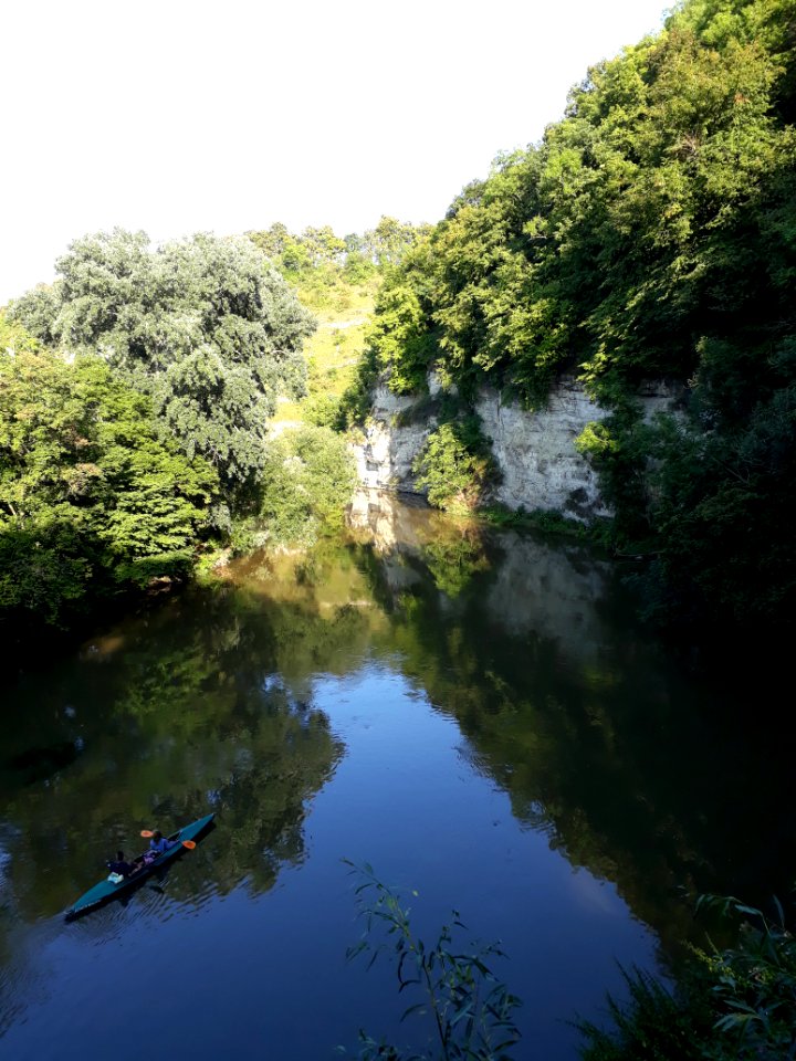 Saale river Saaleck