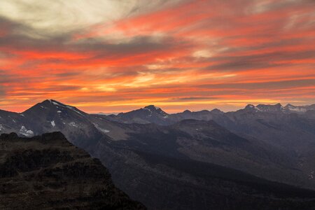 Mountains heaven's peak glacier national park photo