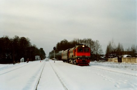 RZD DM62-1745 2020-12 Vesyegonsk arrive