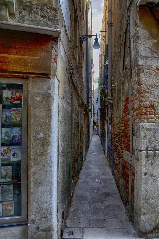 Alley side street offside