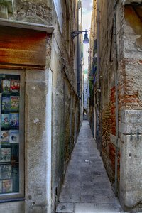 Alley side street offside