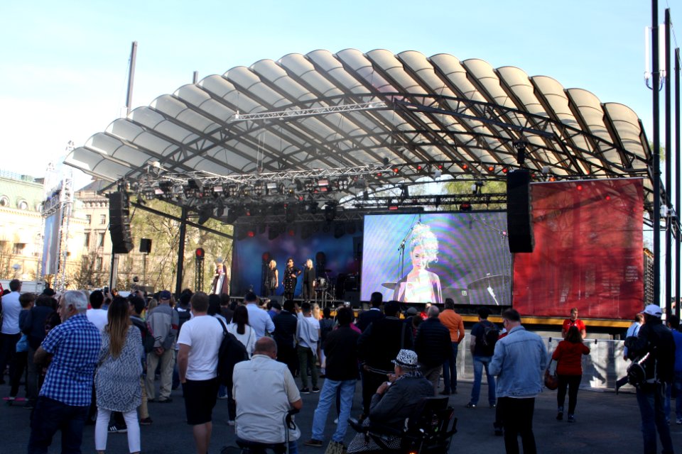 Rykka i Kungsträdgården - Eurovision