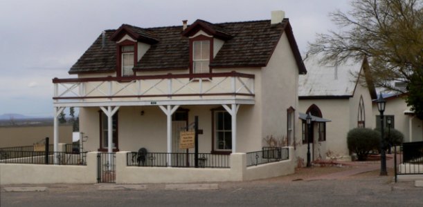 Sacred Heart rectory (Tombstone AZ) from S 1