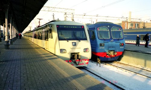 RZD EM4-004 2004-02 Yaroslavsky terminal