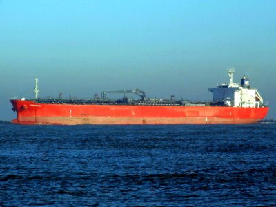 Sabrewing IMO 9278624 p1 leaving Port of Rotterdam, Holland 21-Dec-2007