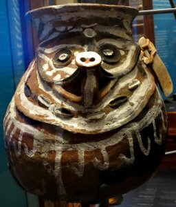 Sago storage jar, Aibom Village, Papua New Guinea, Bishop Museum, 1989.400.0875