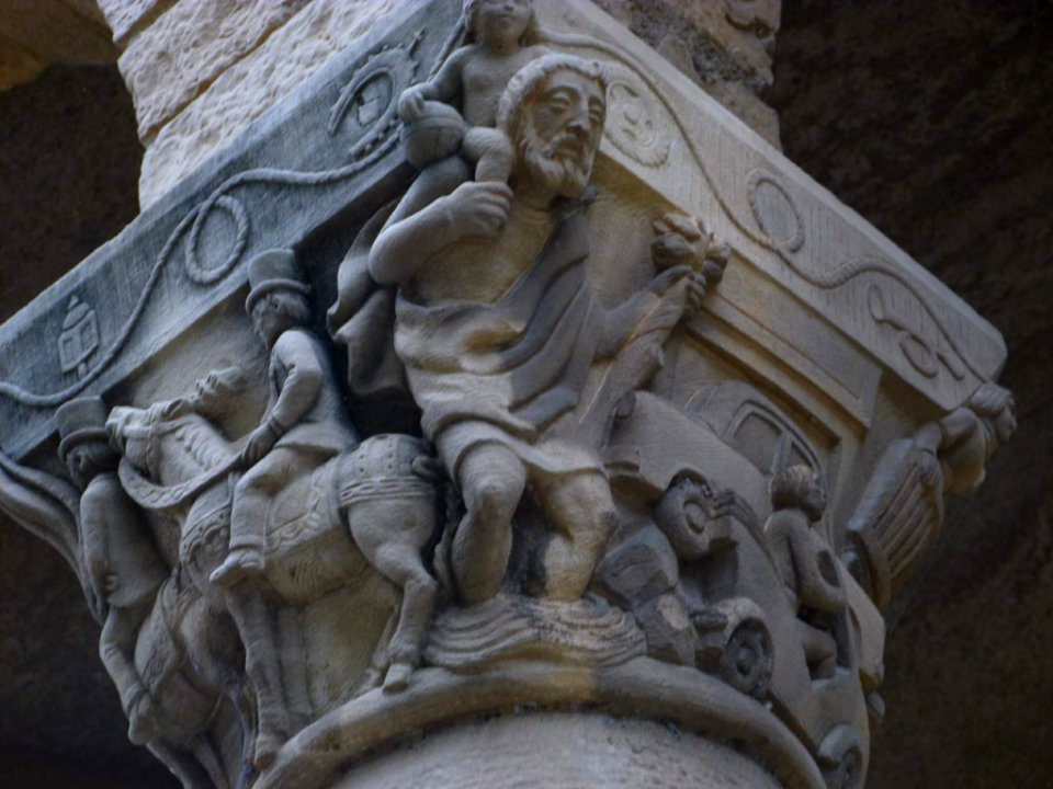 Sabadell - Capiteles de la Iglesia de Sant Salvador 06