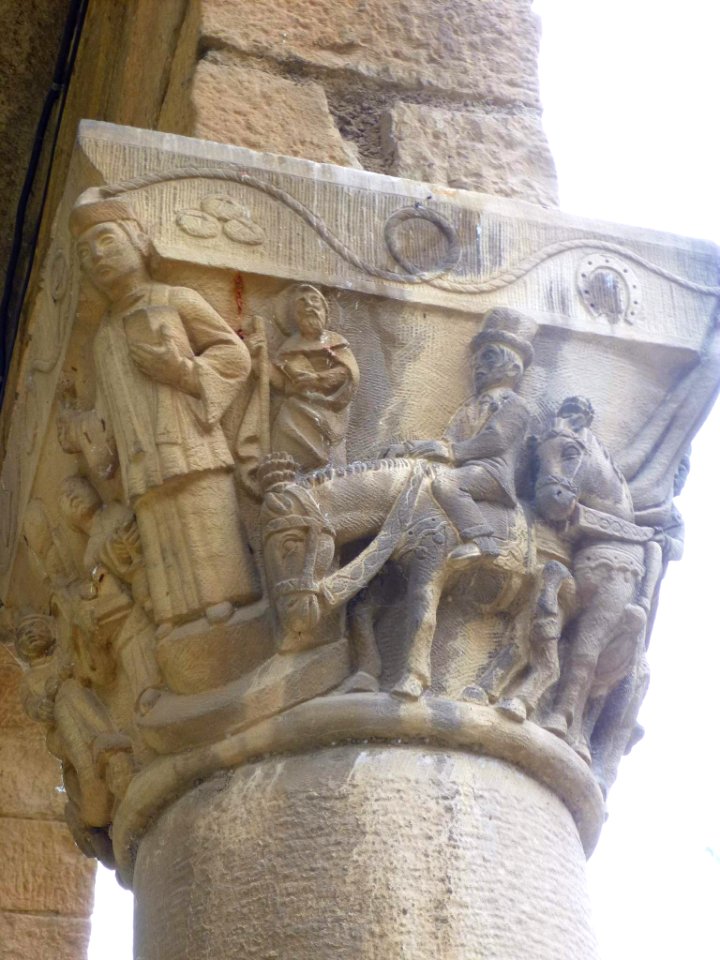 Sabadell - Capiteles de la Iglesia de Sant Salvador 11