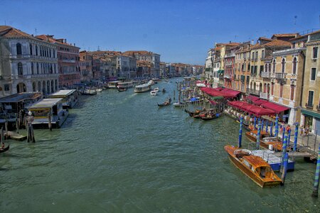 Waterway gondolas water photo