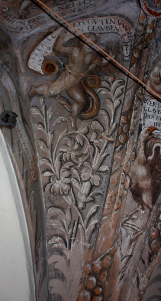 Sagritz - Pfarrkirche - Vorhalle - Engel1