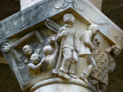 Sabadell - Capiteles de la Iglesia de Sant Salvador 19