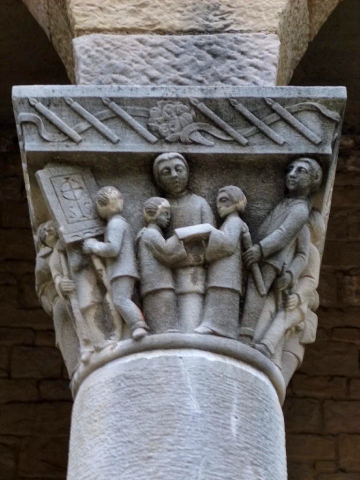 Sabadell - Capiteles de la Iglesia de Sant Salvador 03