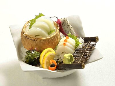 Asian food sushi seafood photo