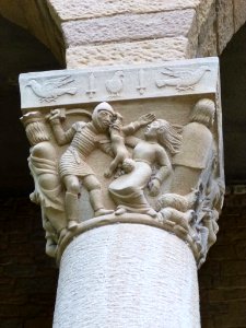 Sabadell - Capiteles de la Iglesia de Sant Salvador 22