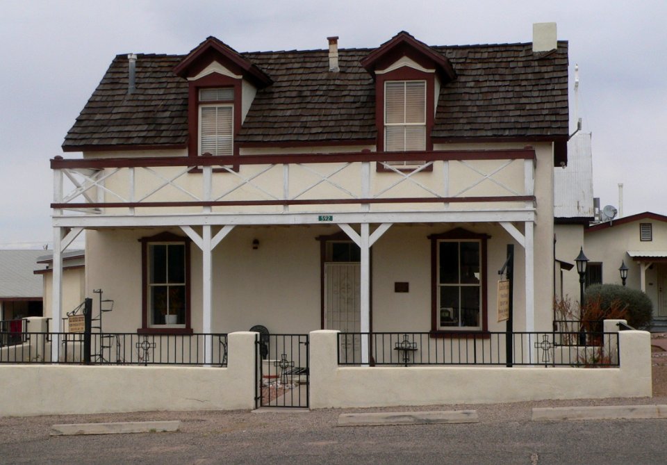 Sacred Heart rectory (Tombstone AZ) from SW 1