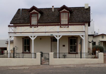 Sacred Heart rectory (Tombstone AZ) from SW 1